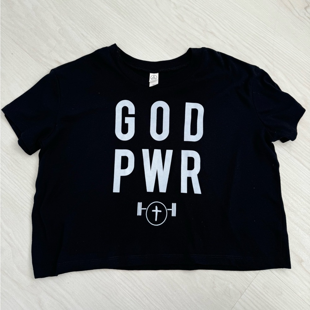 BLACK CROP TOP